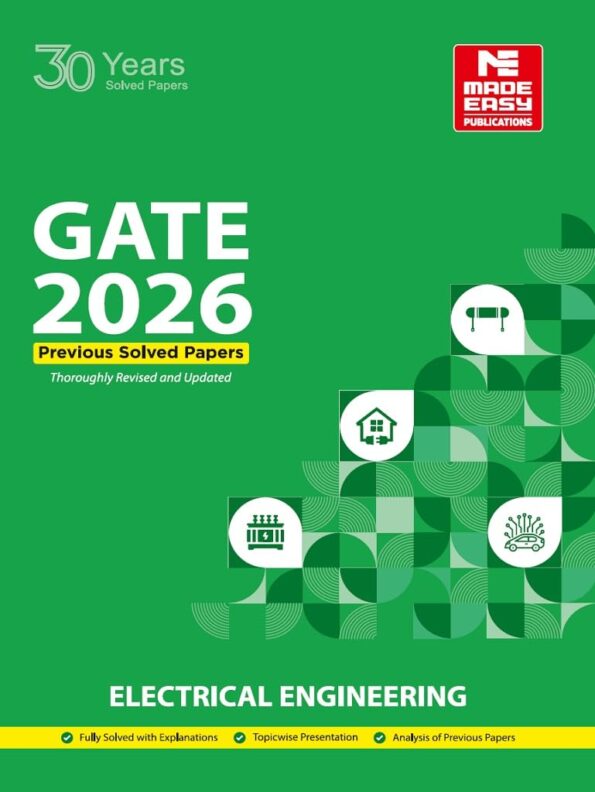 Gate 2026 Electrical Engineering Book 30 Years Previous Year Solved