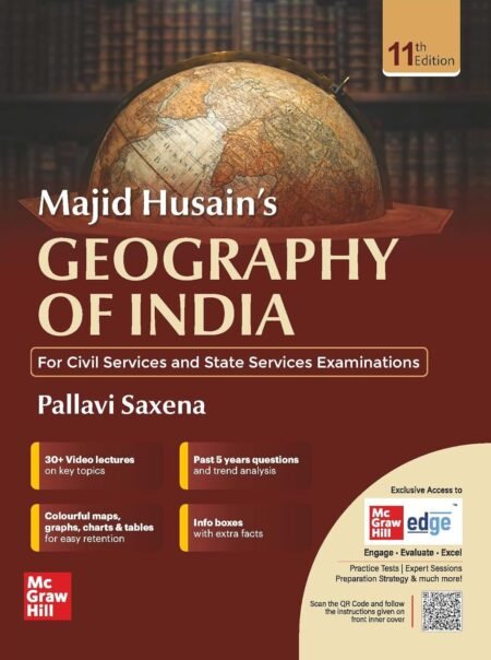 Geography of India (English) for UPSC CSE 2025 by Majid Husain