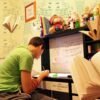 Students preparing for government exams 2025 with books and study materials