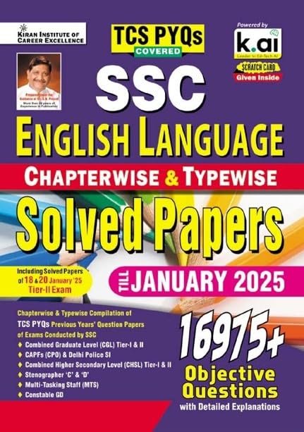 SSC English Language Chapterwise & Typewise