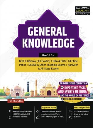 Examcart Latest General Knowledge Book for All Government Exams in English